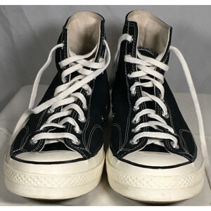 Converse Chuck 70 High Black/Black/Egret Canvas Men 11.5 / W 13.5